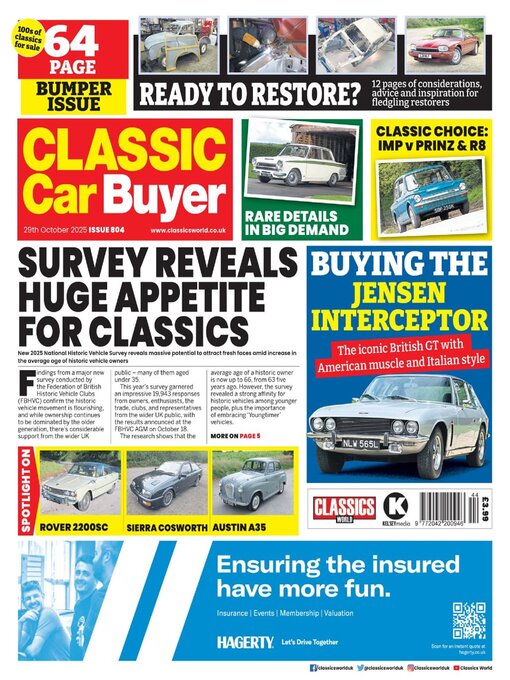 Title details for Classic Car Buyer by Kelsey Publishing Ltd - Available